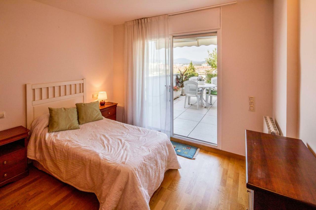 Ático con gran terraza en el corazón de Girona Exterior foto